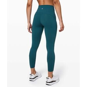 Lululemon In Movement Tight 25" *Everlux Size 2 Bermuda Teal